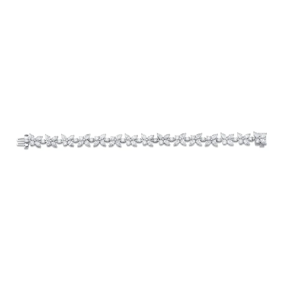 Floral Diamond Bracelet
