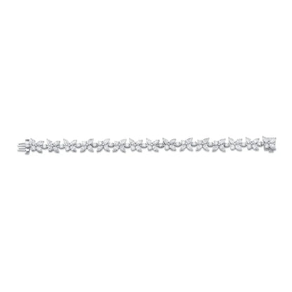 Floral Diamond Bracelet