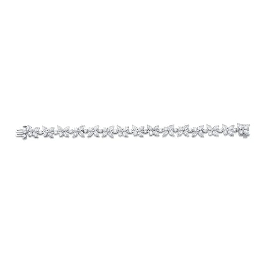 Floral Diamond Bracelet