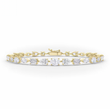 Mix Fancy Shape Tennis Bracelet.