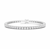 4 Prong Round Tennis Bracelet.
