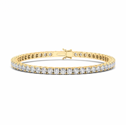 4 Prong Round Tennis Bracelet