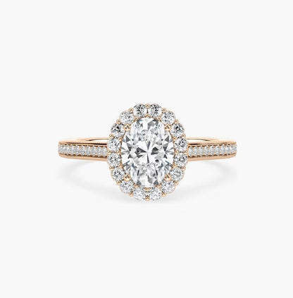 Oval Vintage Engagement Ring