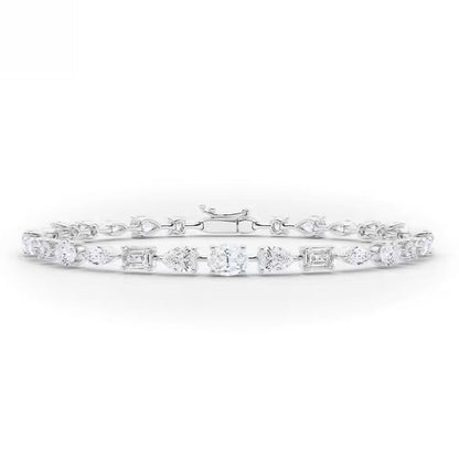 Mix Fancy Shape Tennis Bracelet.