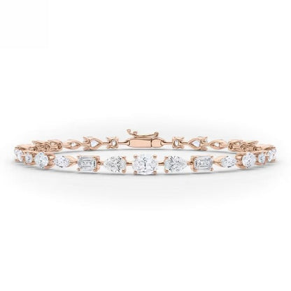 Mix Fancy Shape Tennis Bracelet.