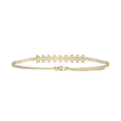 Fancy Diamond Chain Bracelet