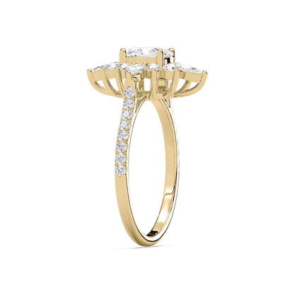 Lillith Petite Oval Engagement Ring
