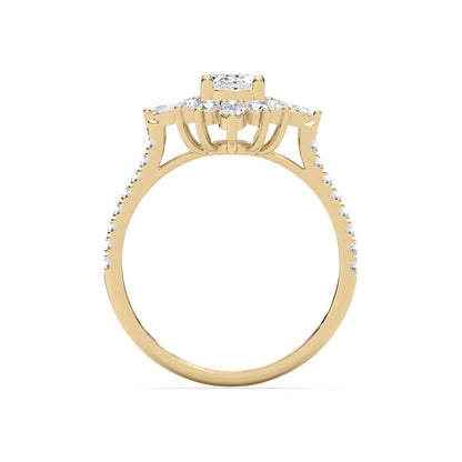 Lillith Petite Oval Engagement Ring