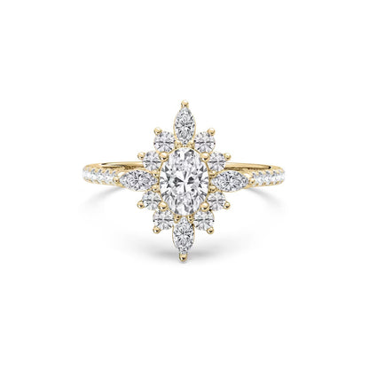 Lillith Petite Oval Engagement Ring