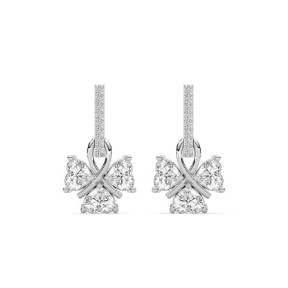 Lucky Heart Dangle Earrings
