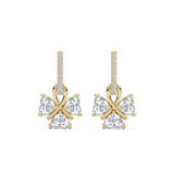 Lucky Heart Dangle Earrings