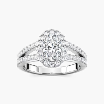 Magnolia Antique Engagement Ring