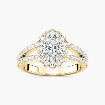 Magnolia Antique Engagement Ring