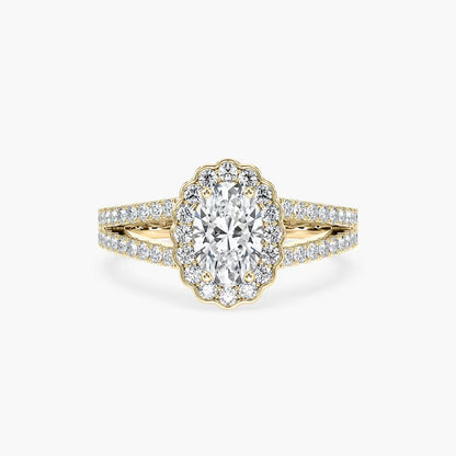 Magnolia Antique Engagement Ring